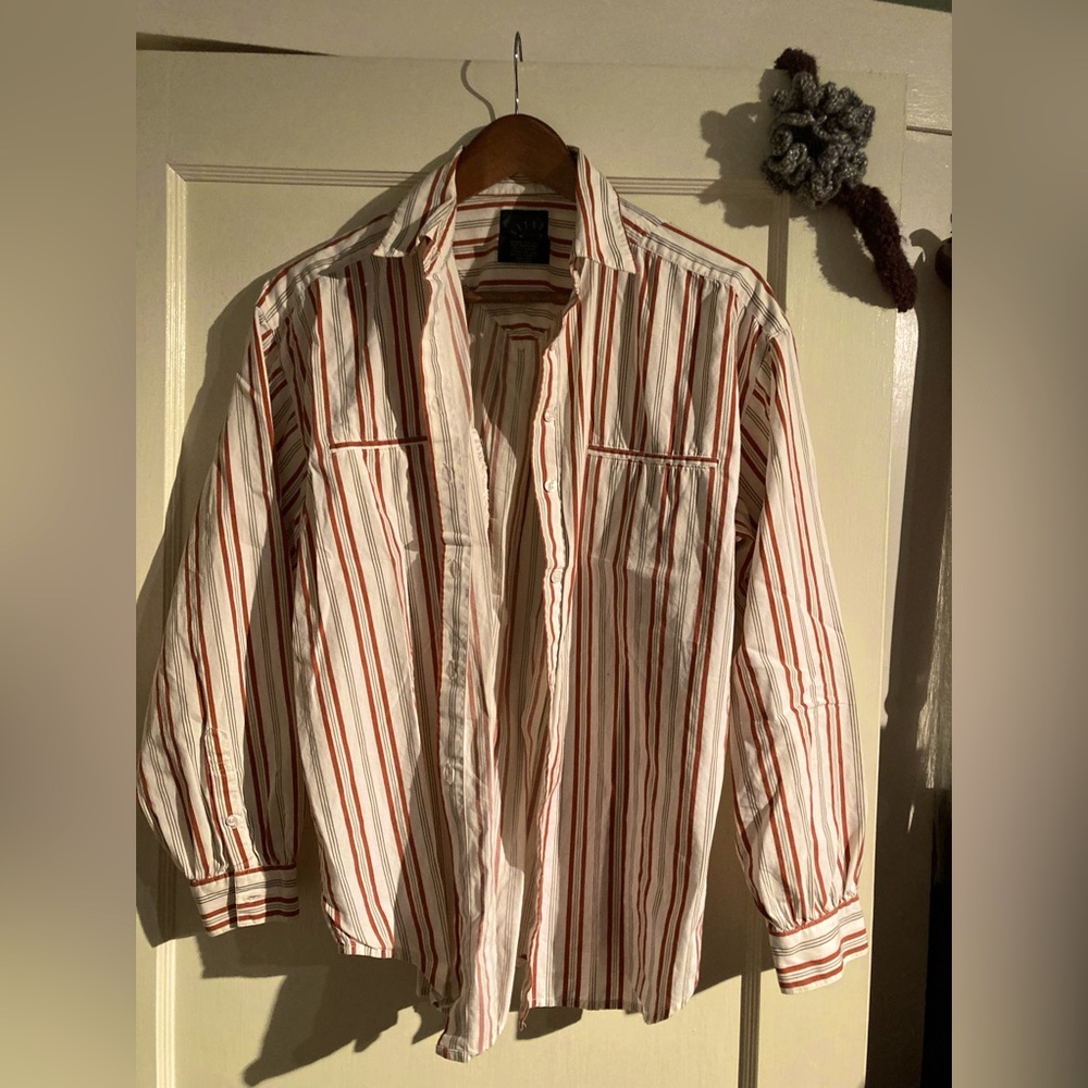 Rust Striped Lee Button-up